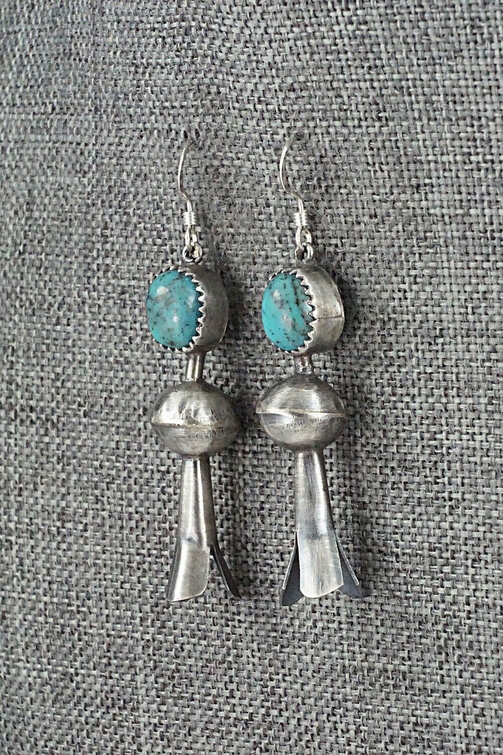 Turquoise & Sterling Silver Earrings - Emily Tsosie