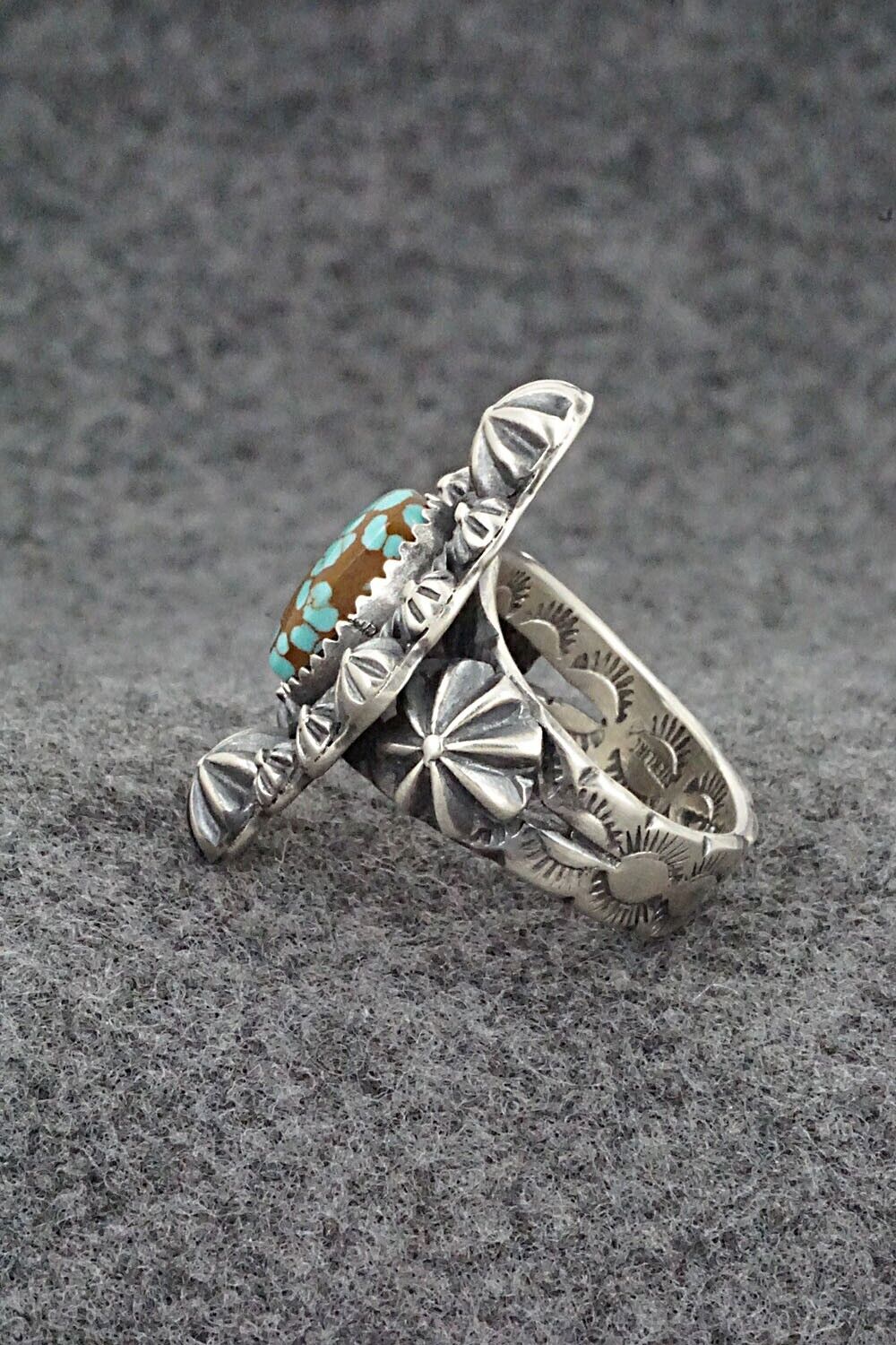 Turquoise & Sterling Silver Ring - Andrew Gordon - 8