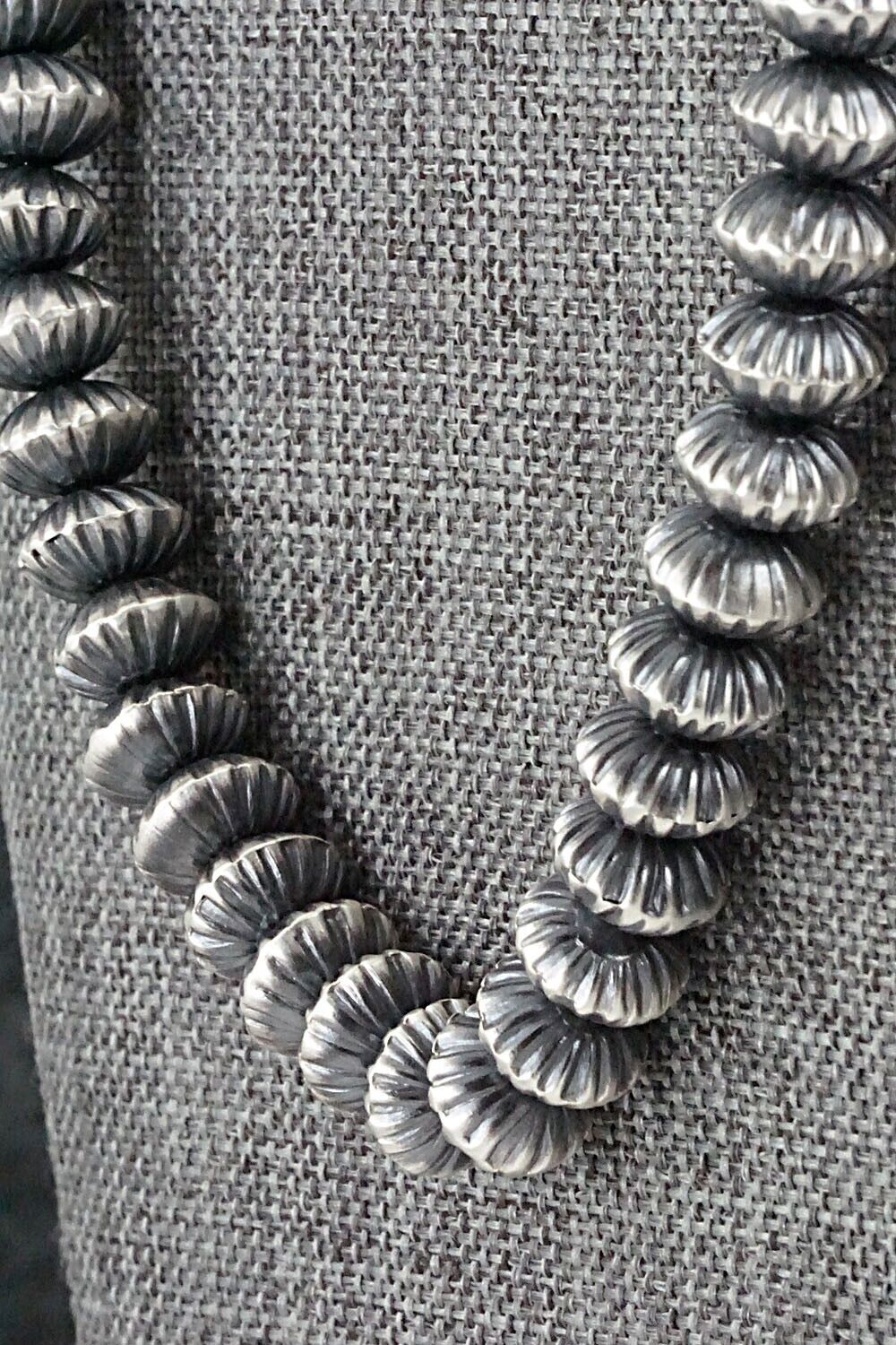 Sterling Silver Navajo Pearl Necklace & Earrings - Presley Haley