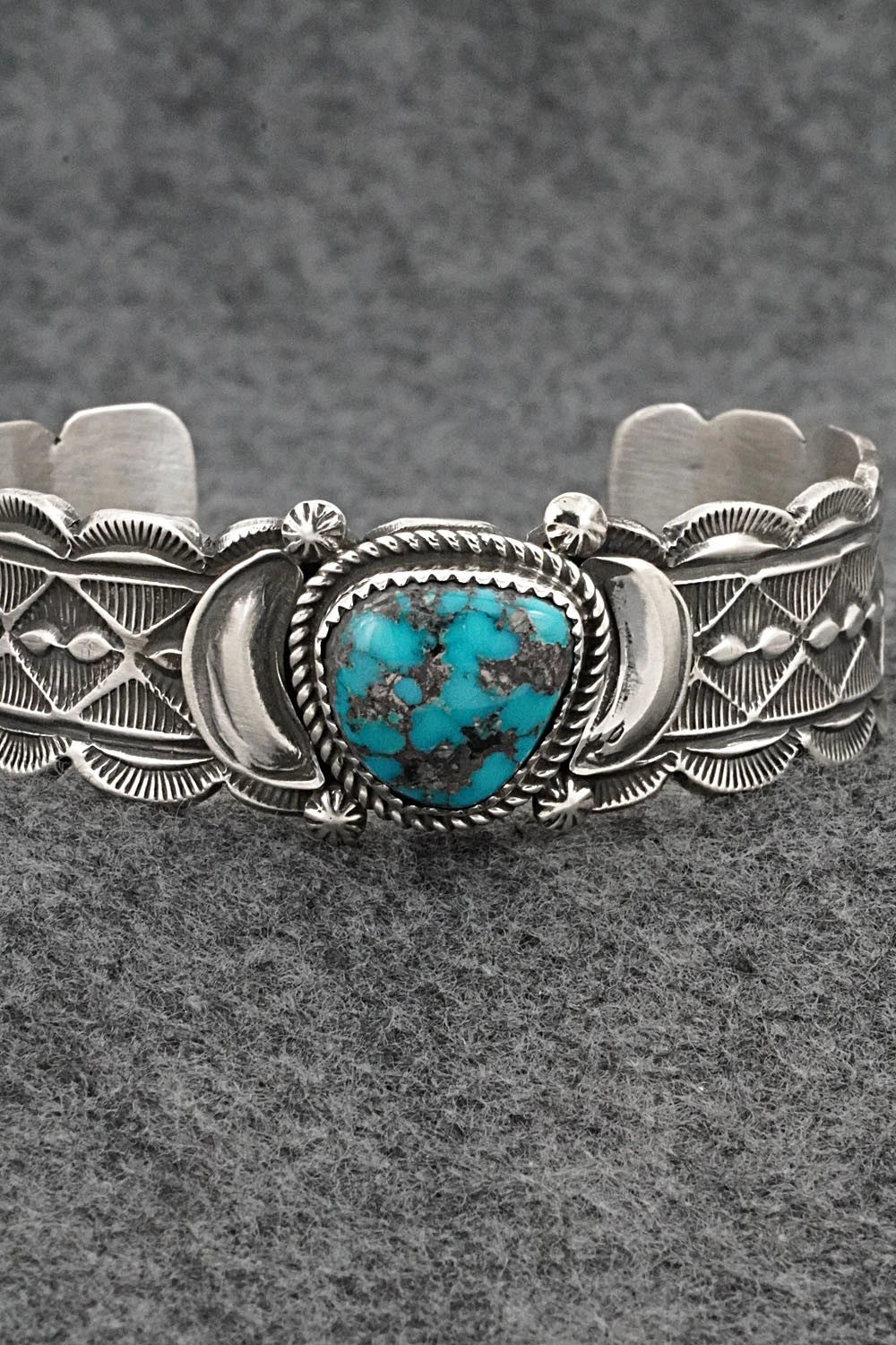 Turquoise & Sterling Silver Bracelet - Tillie Jon