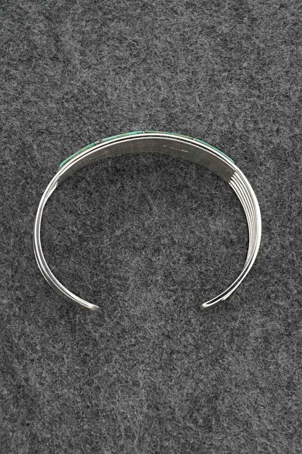 Turquoise & Sterling Silver Inlay Bracelet - Jamie Johnson