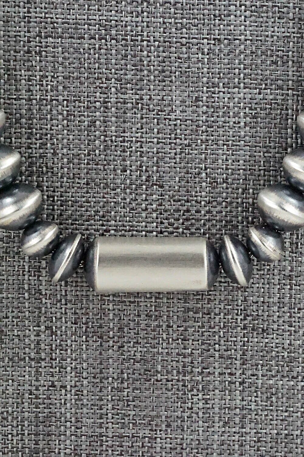 Sterling Silver Navajo Pearl Necklace 20" - Preston Haley