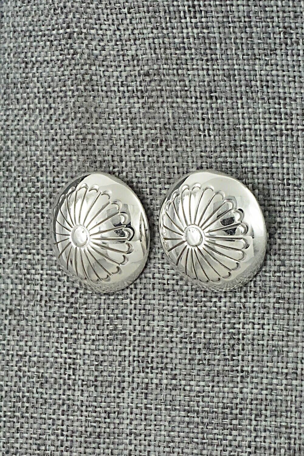Sterling Silver Earrings - Marie Yazzie