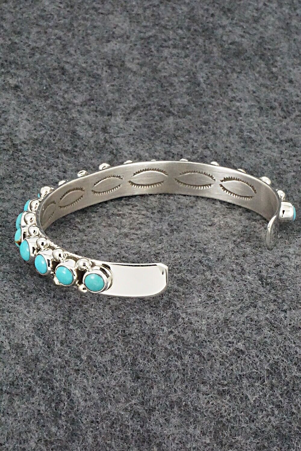Turquoise & Sterling Silver Bracelet - Darlene Begay