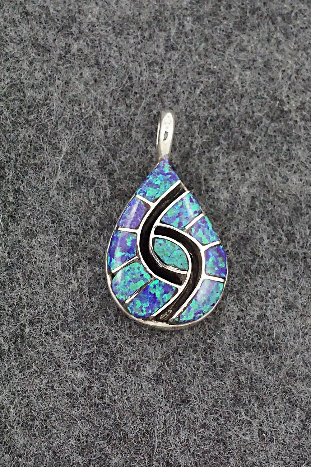 Opalite & Sterling Silver Pendant - Amy Wesley