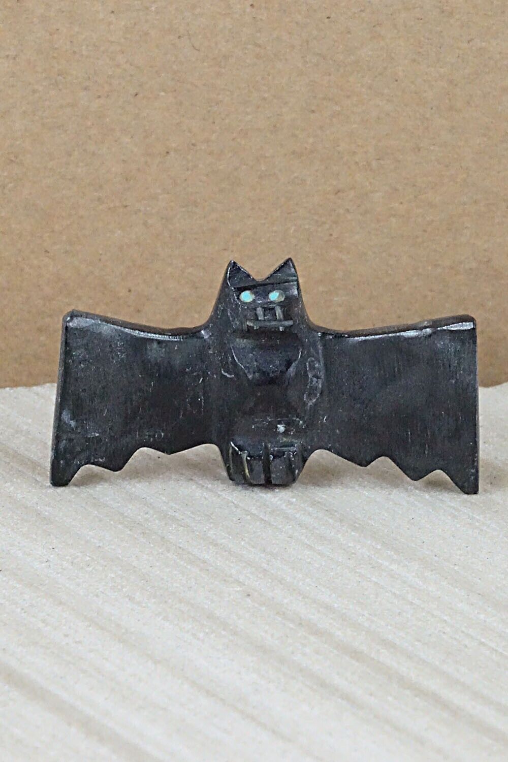 Bat Zuni Fetish Carving - Tim Lementino