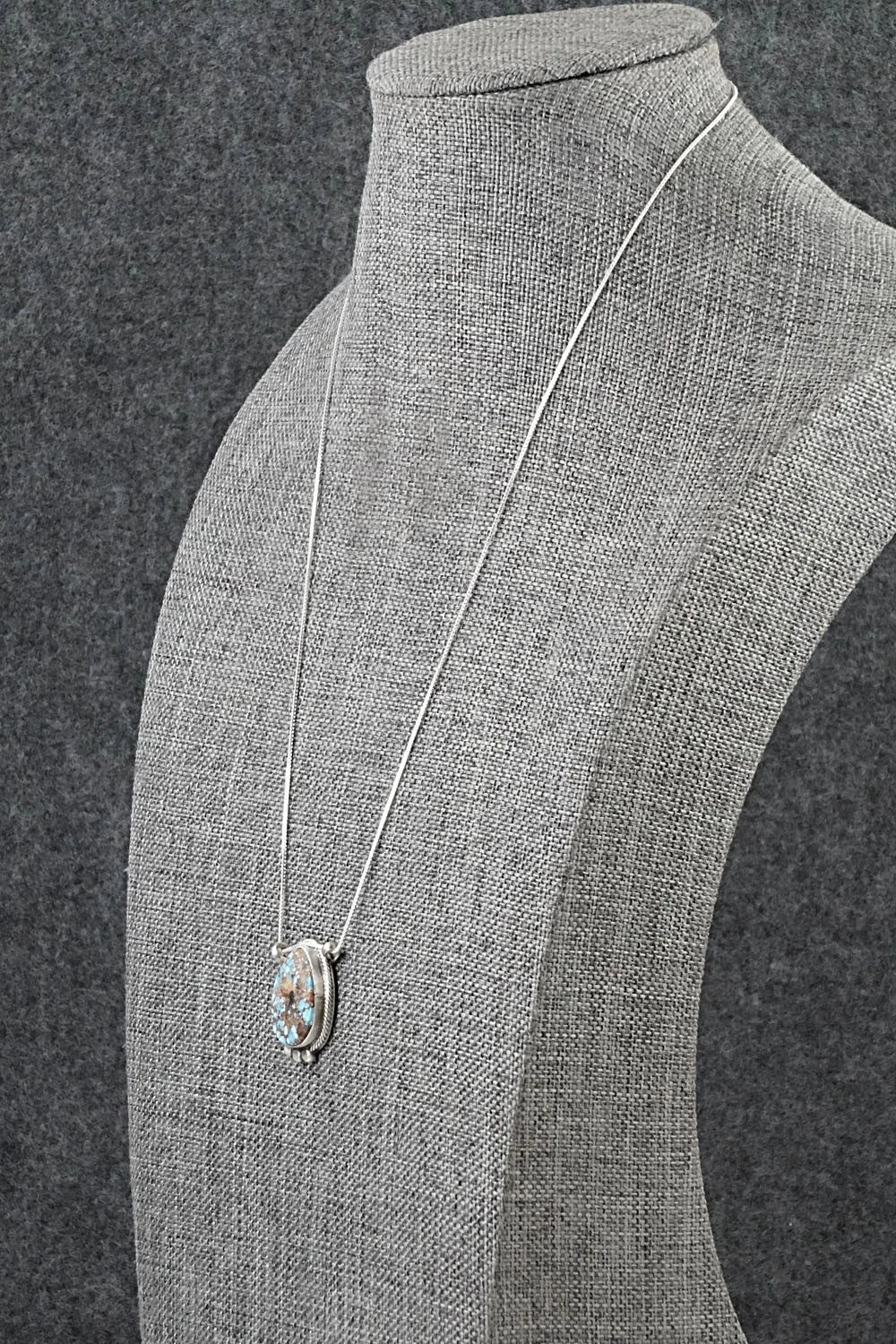 Turquoise & Sterling Silver Necklace - Sharon McCarthy