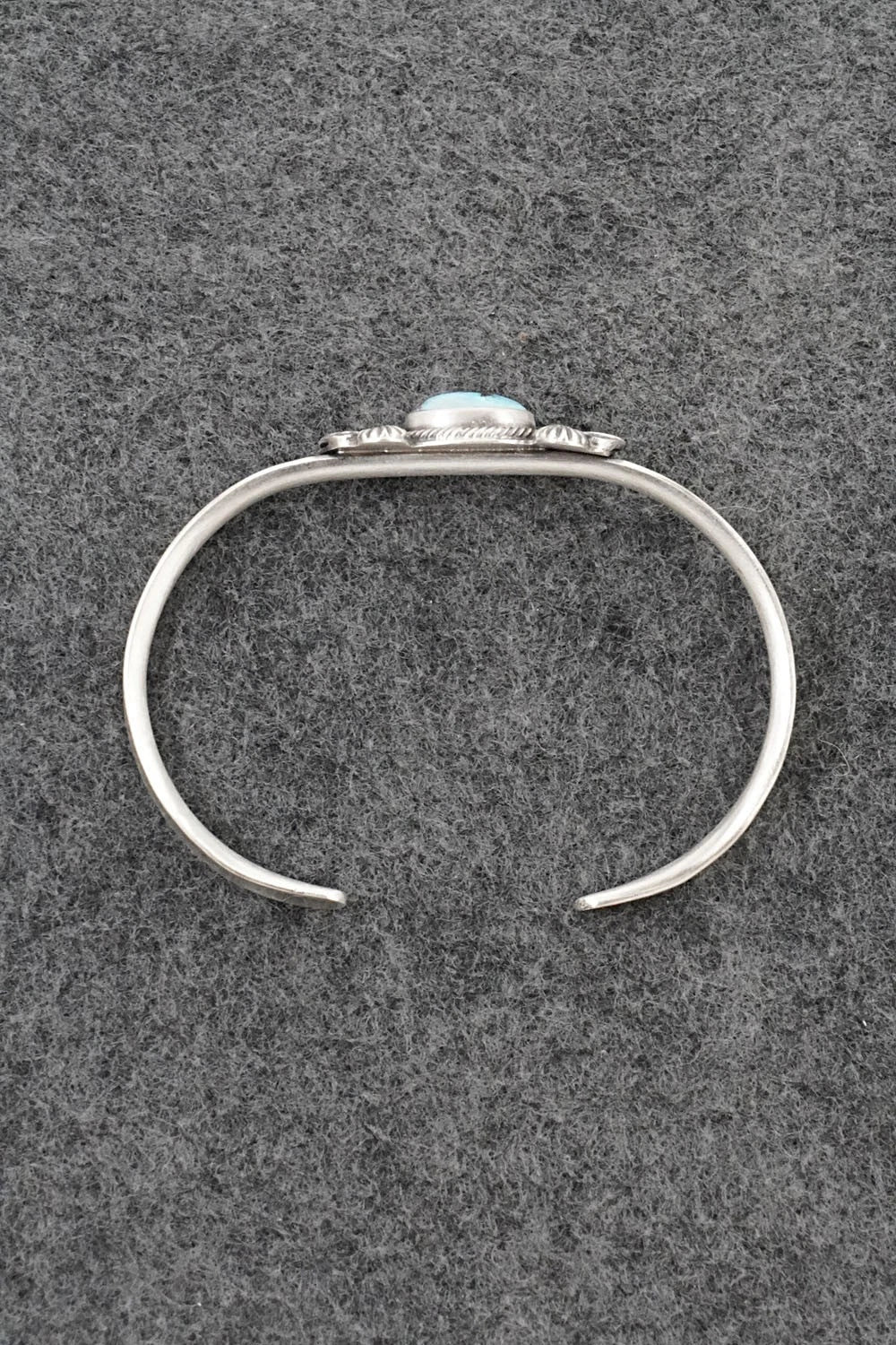 Turquoise & Sterling Silver Bracelet - Genevieve Francisco