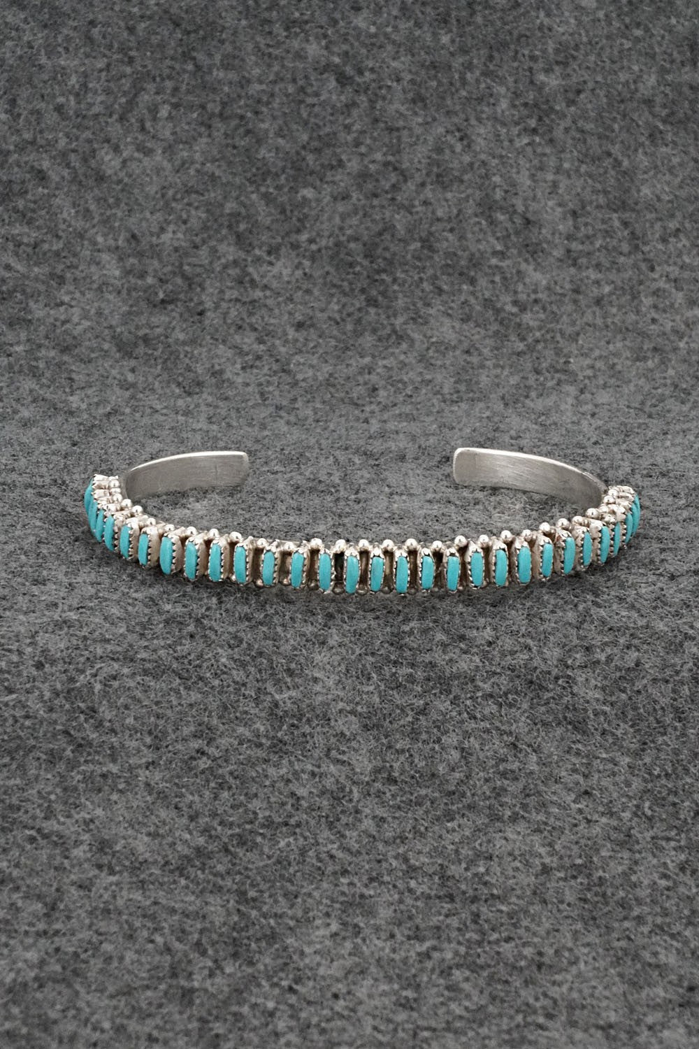 Turquoise & Sterling Silver Bracelet - Aurelia Hughte