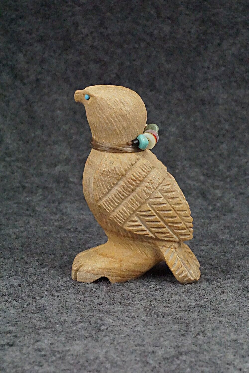 Hawk Zuni Fetish Carving - Douglas Martza