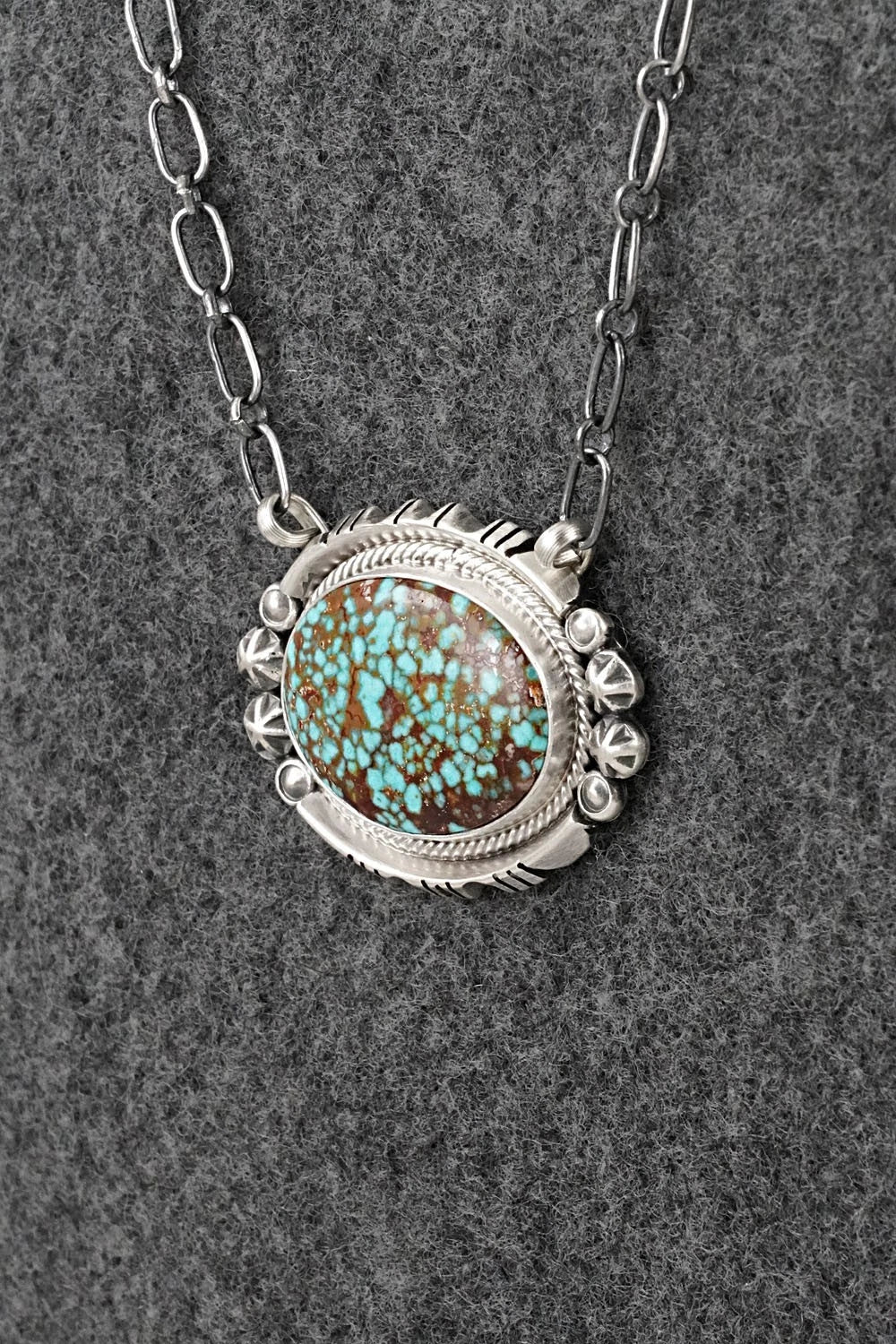 Turquoise & Sterling Silver Necklace - Marita Benally