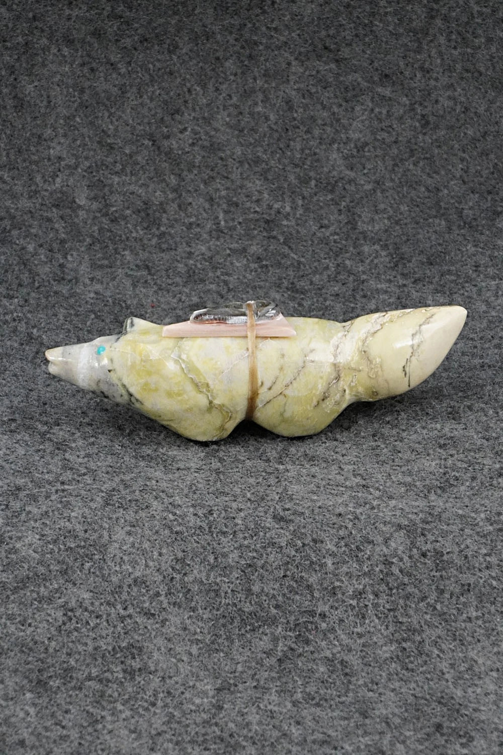 Fox Zuni Fetish Carving - Delvin Leekya