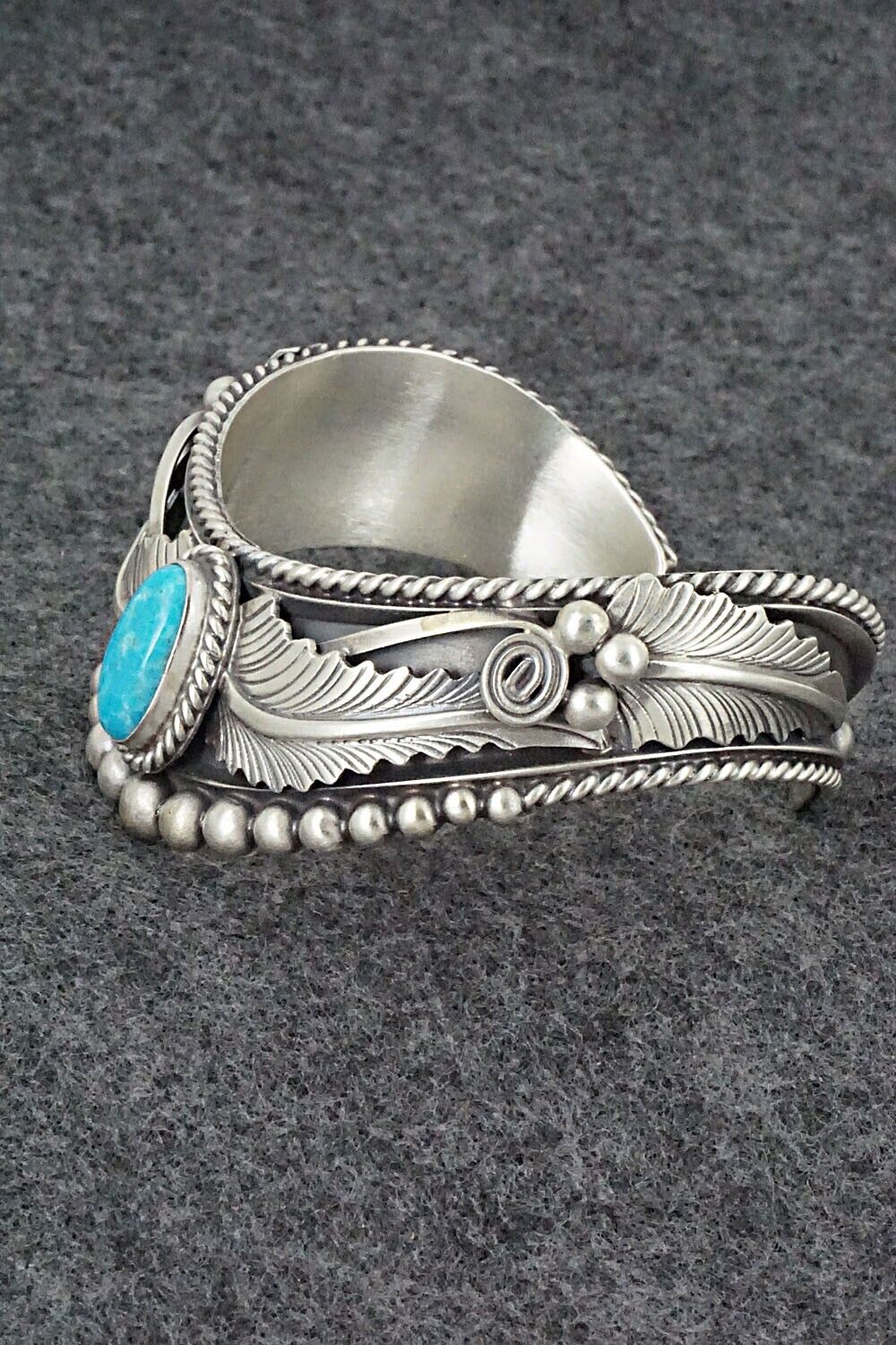 Turquoise & Sterling Silver Bracelet - Tom Lewis