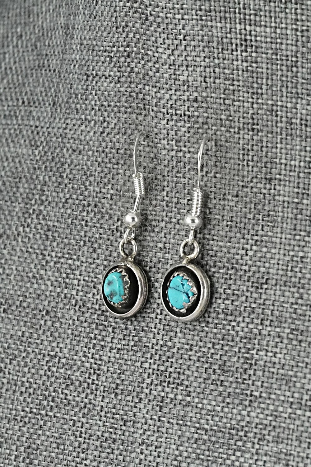 Turquoise & Sterling Silver Squash Blossom Set - Phil Garcia
