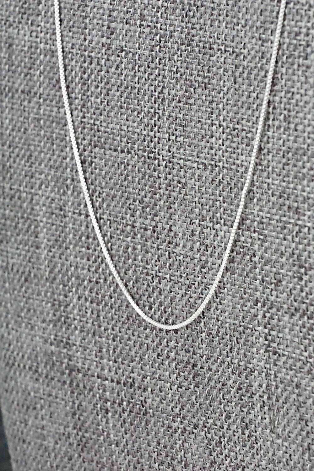 Sterling Silver Chain Necklace - Sterling Silver 20"