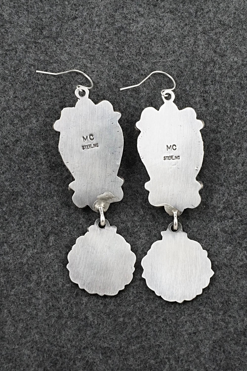 Turquoise & Sterling Silver Earrings - Michael Calladitto