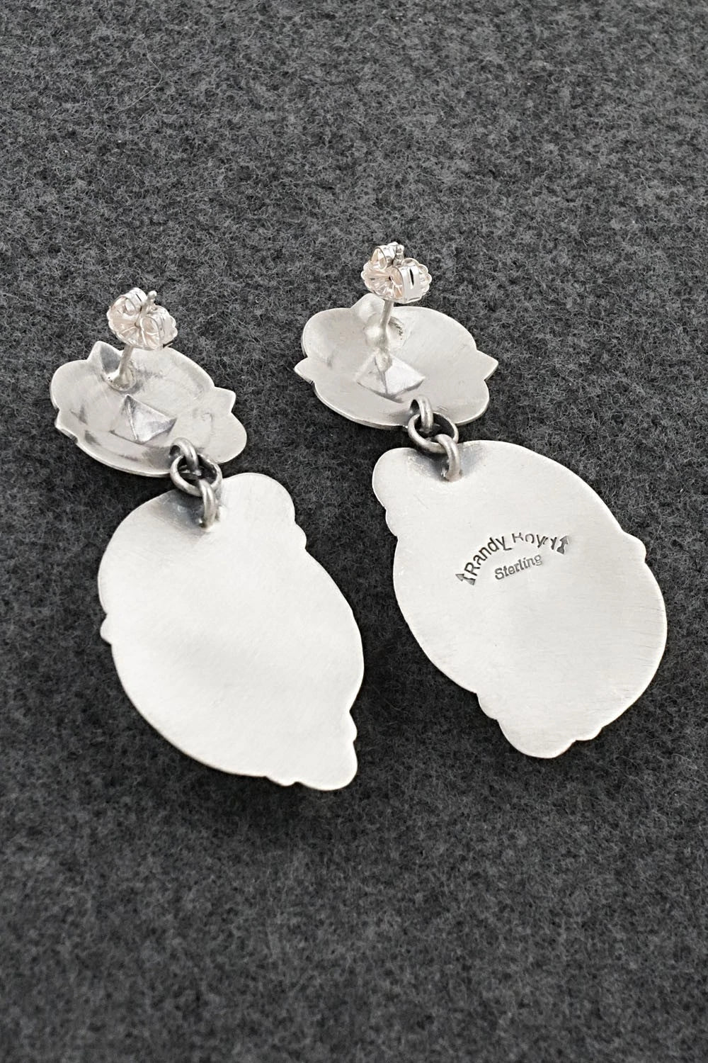 Turquoise & Sterling Silver Earrings - Randy Boyd