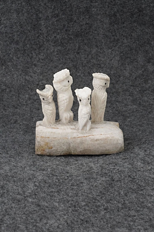 Owl Zuni Fetish Carving - Chris Peina