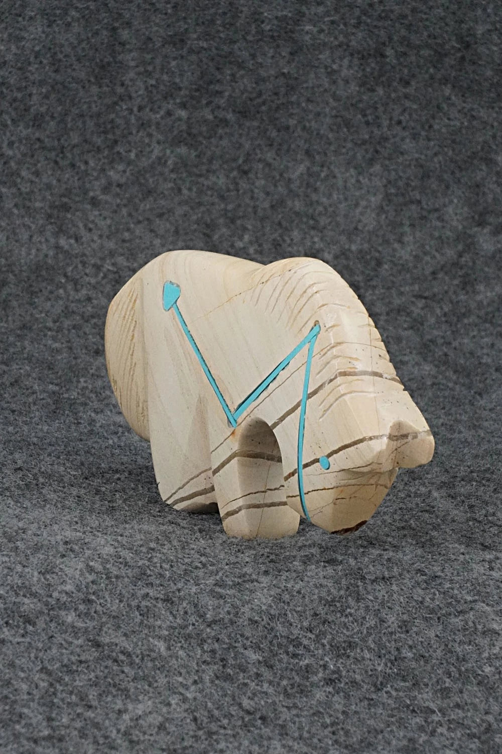 Horse Zuni Fetish Carving - Kenric Laiwakete
