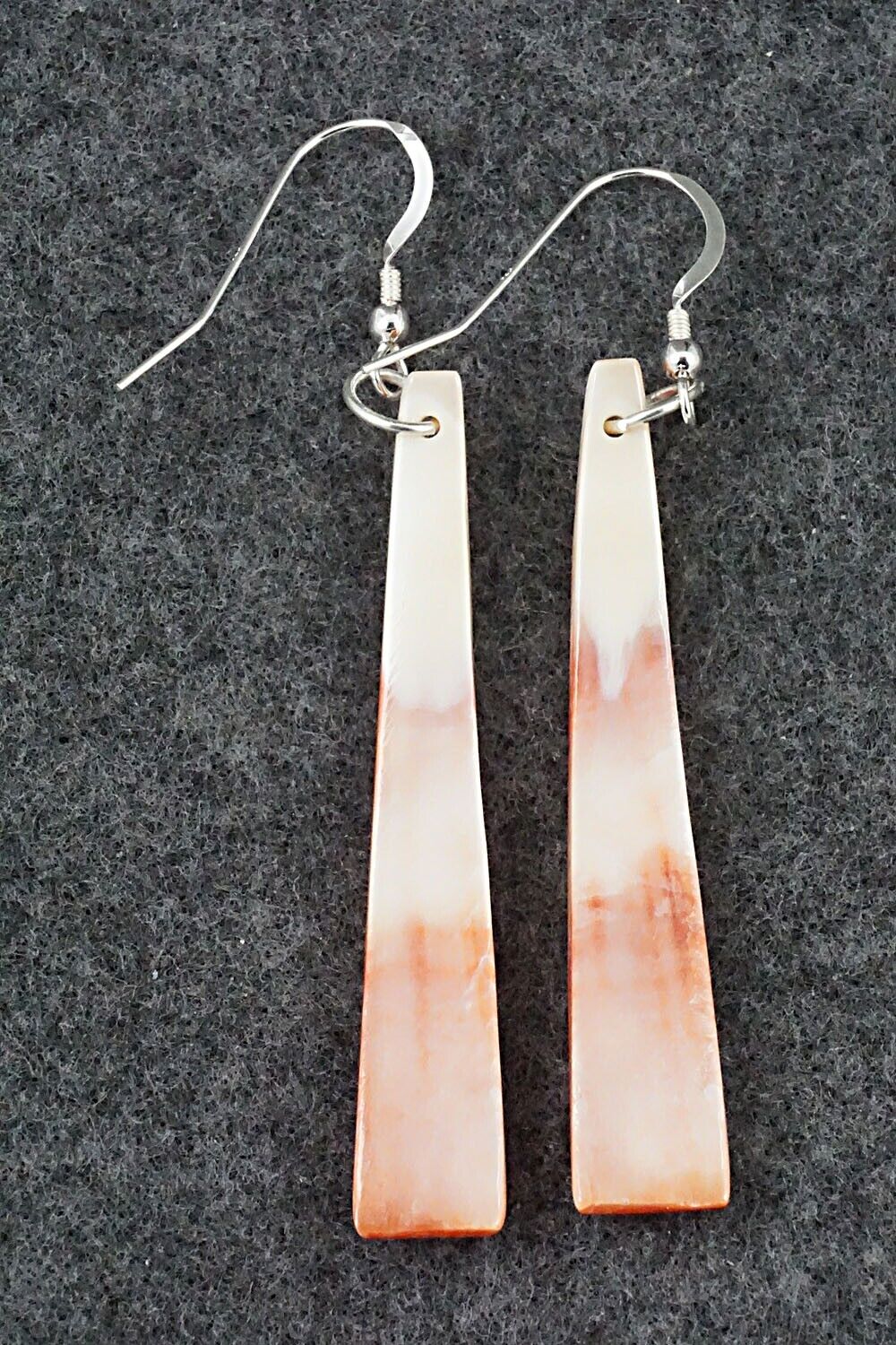 Spiny Oyster & Sterling Silver Earrings - Jesus Espino