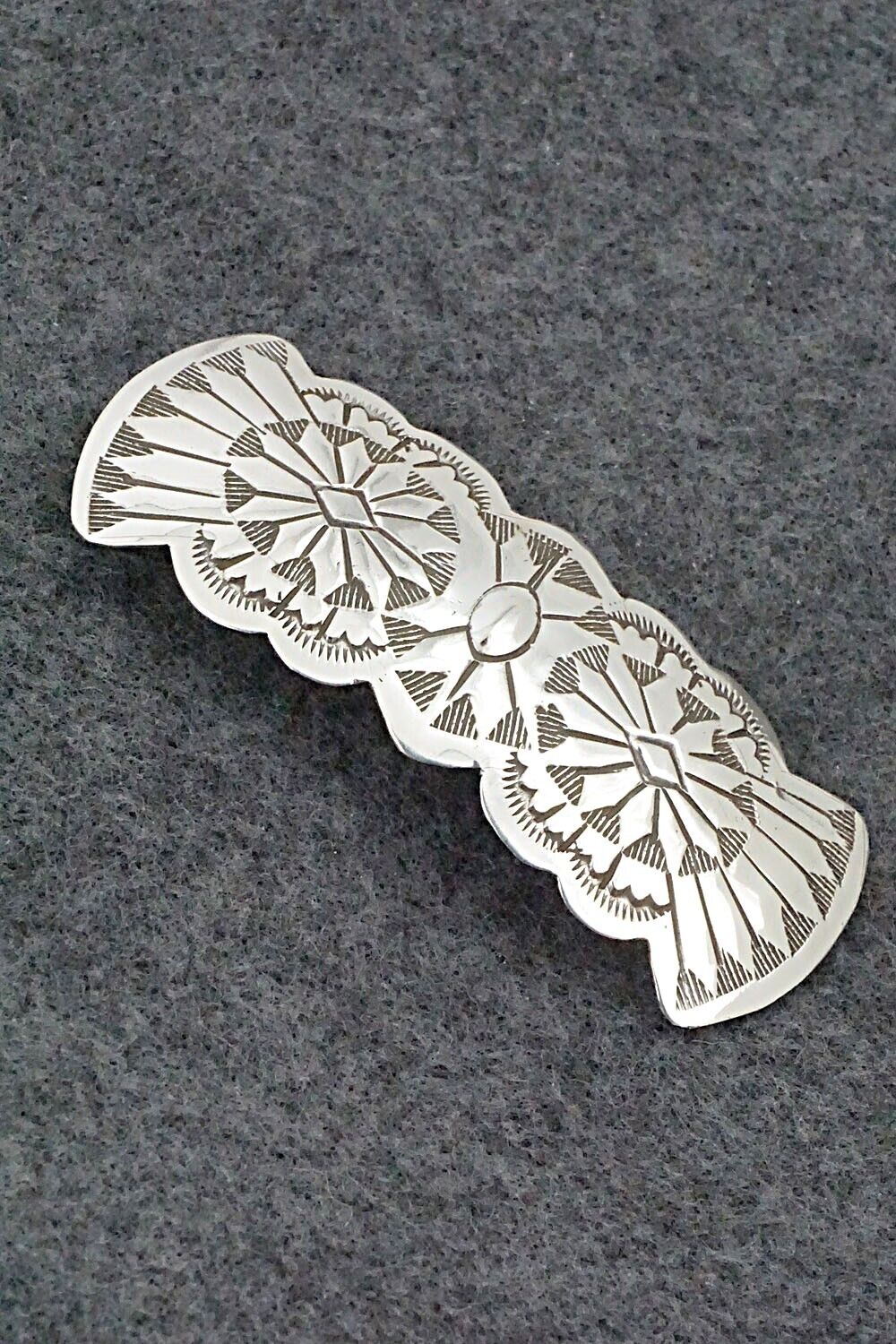 Sterling Silver Hair Barrette - Arlene Soce