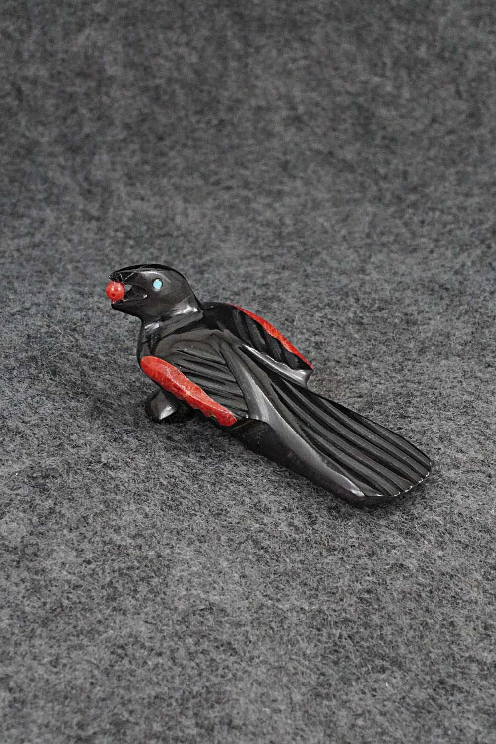 Crow Zuni Fetish Carving - Calvert Bowanie