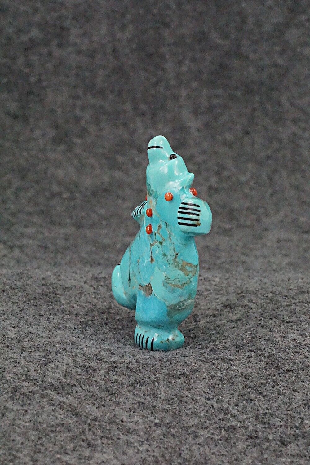 Dancing Bear Zuni Fetish Carving - Claudia Peina