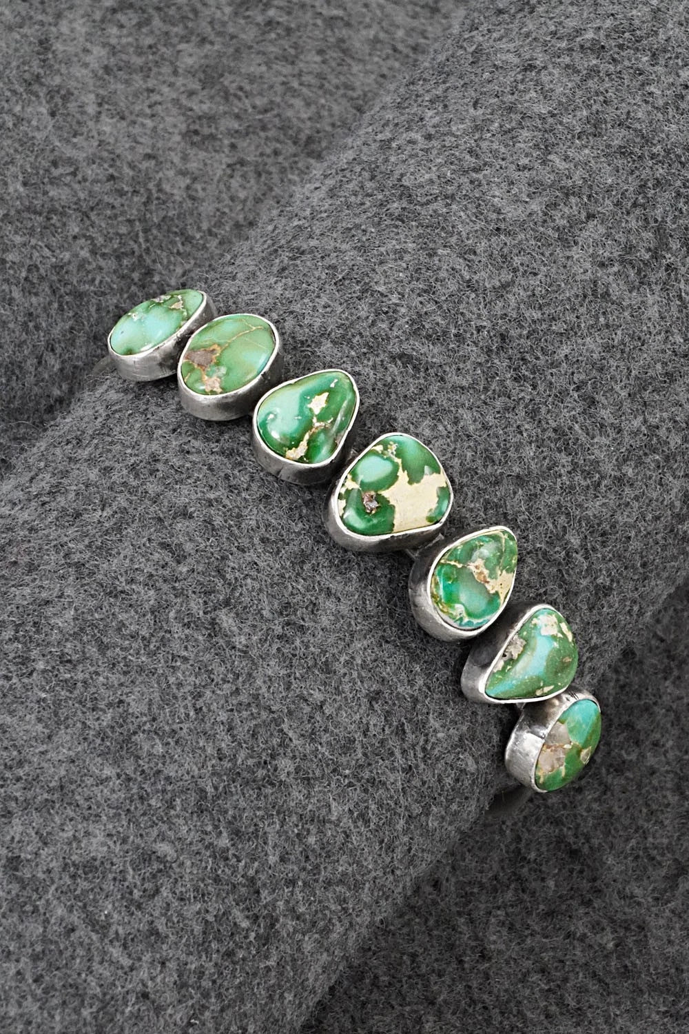 Turquoise & Sterling Silver Bracelet - Tom Lewis