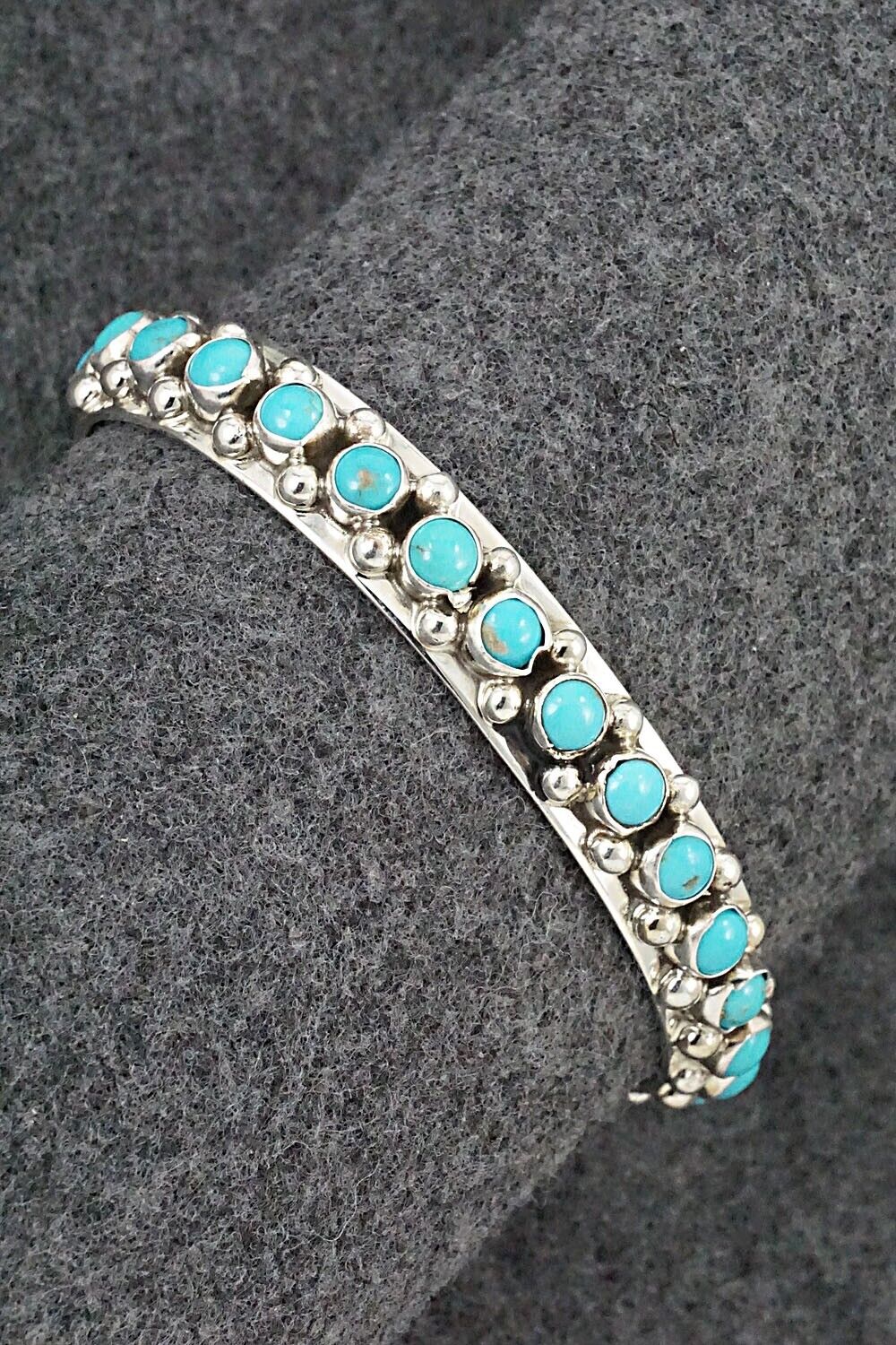 Turquoise & Sterling Silver Bracelet - Darlene Begay