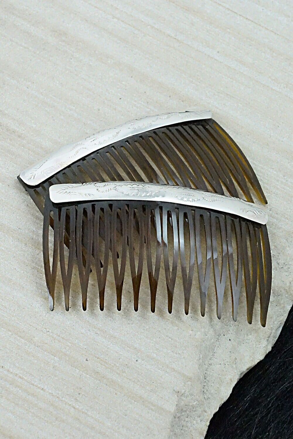 Sterling Silver Hair Combs - Randall Dalgai