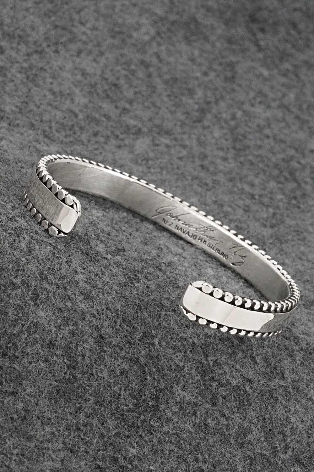Sterling Silver and 14k Gold Bracelet - Jonathan Nez