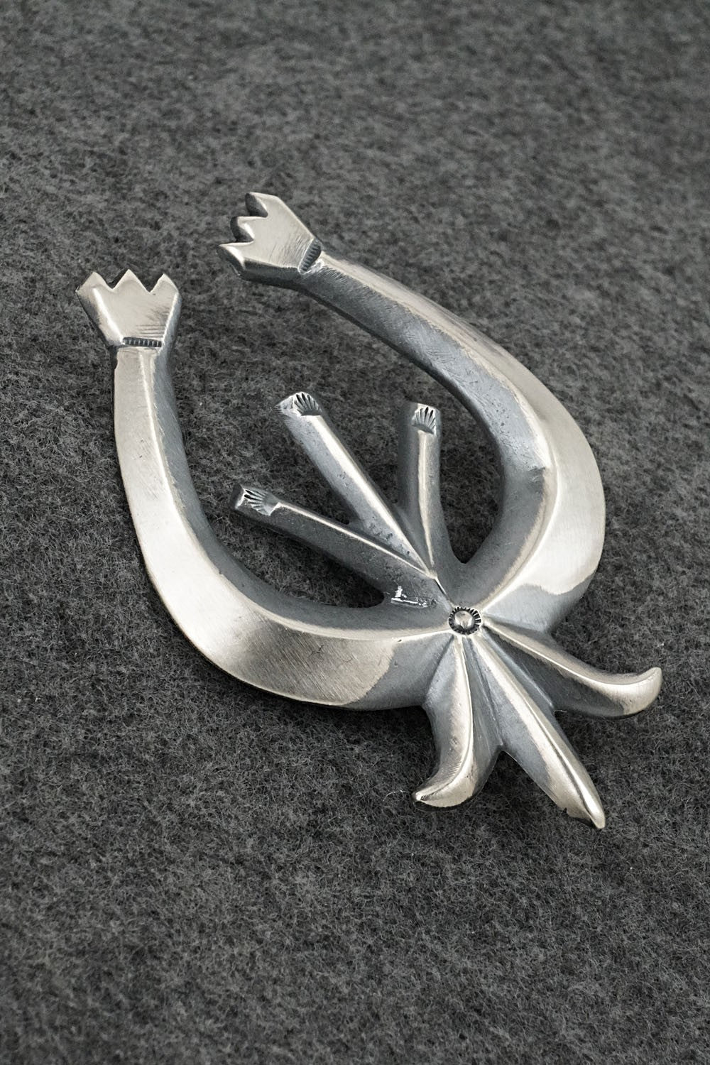 Sterling Silver Naja Pendant - Harrison Bitsue