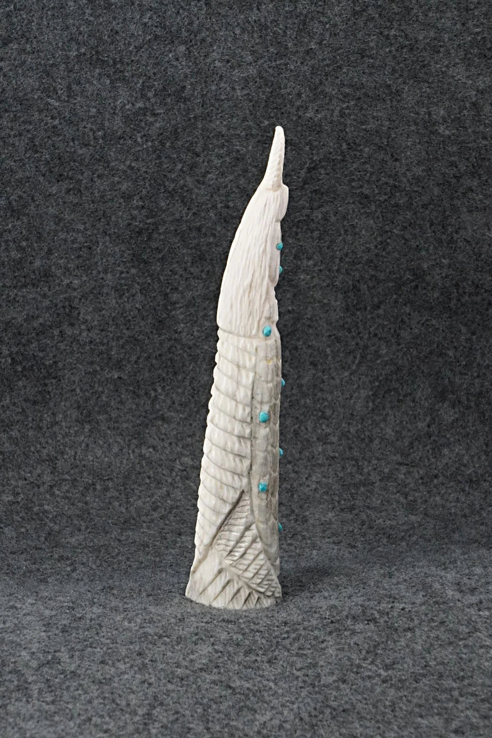 Corn Maiden Zuni Fetish Carving - Garrick Weeka