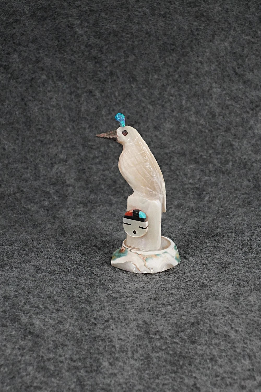 Quail Zuni Fetish Carving - Darrin Boone