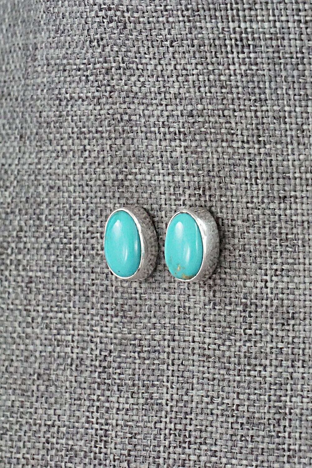 Turquoise & Sterling Silver Earrings - Marco Begaye