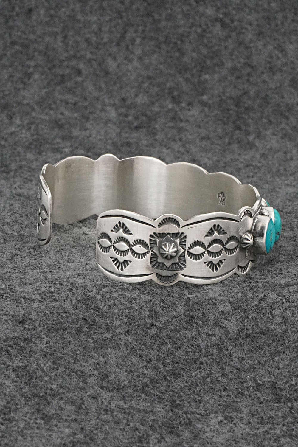 Turquoise & Sterling Silver Bracelet - Thomas Yazzie
