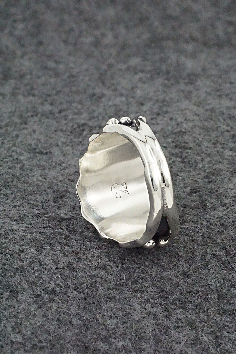 Turquoise & Sterling Silver Ring - Genevieve Francisco - Size 11