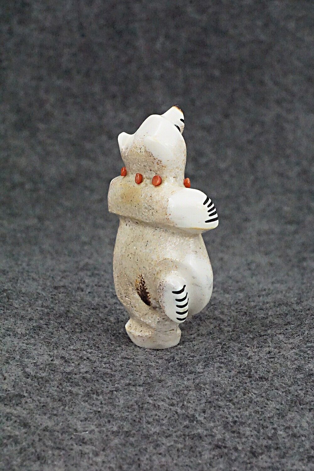 Dancing Bear Zuni Fetish Carving - Claudia Peina