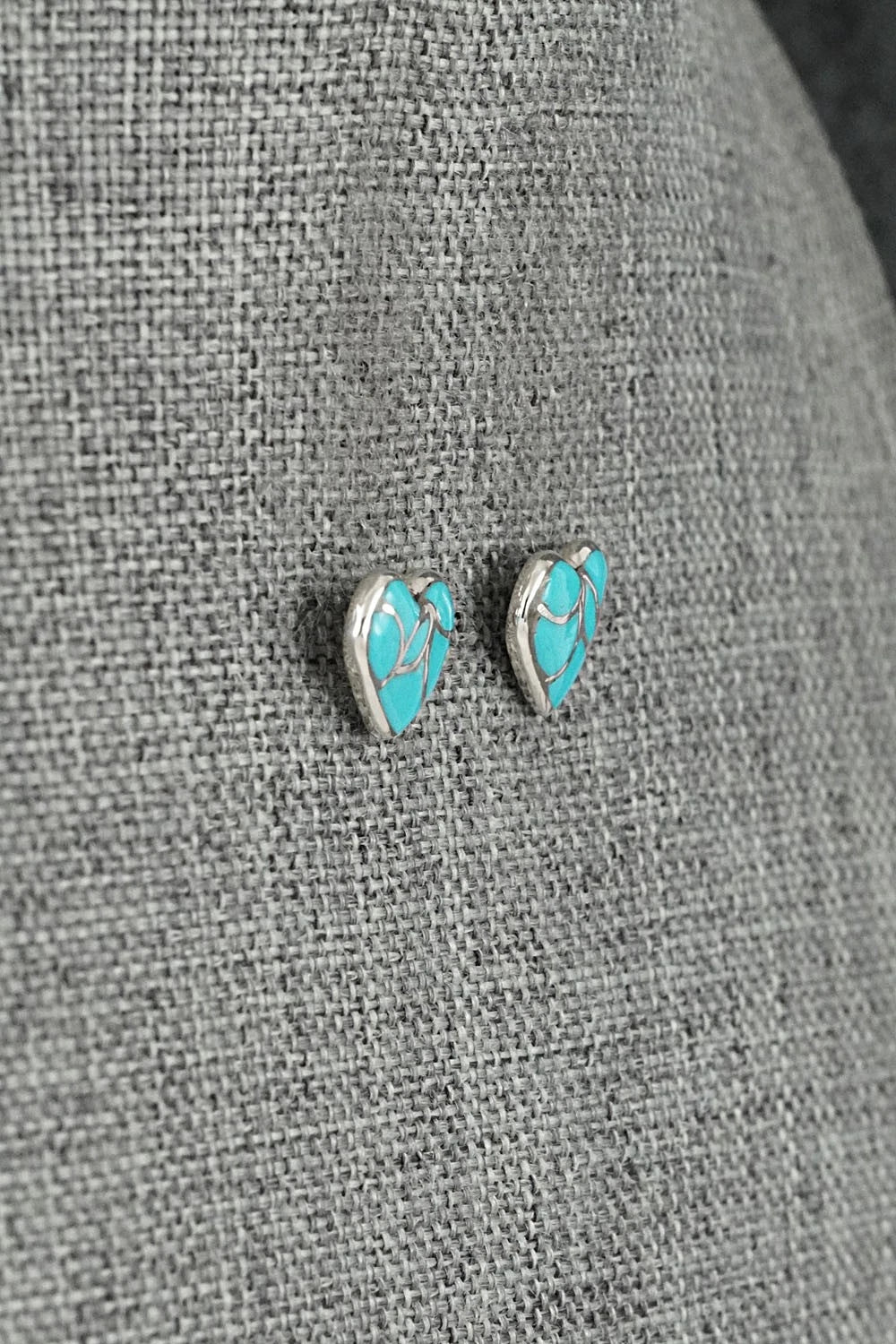 Turquoise & Sterling Silver Earrings - Orena Leekya