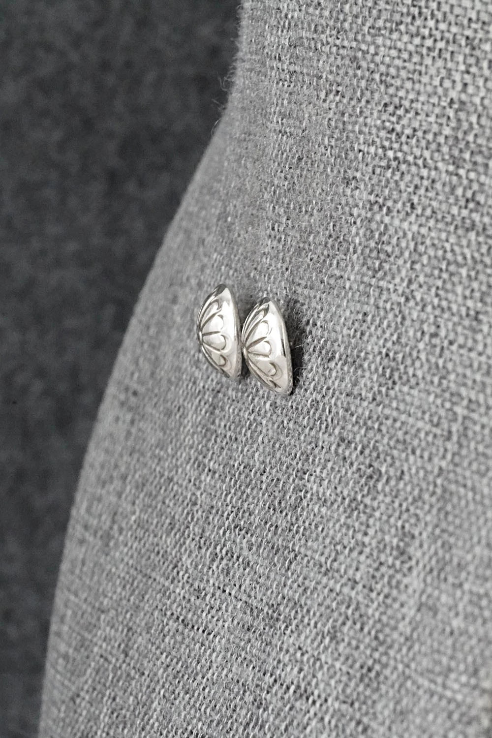 Sterling Silver Earrings - Marie Yazzie