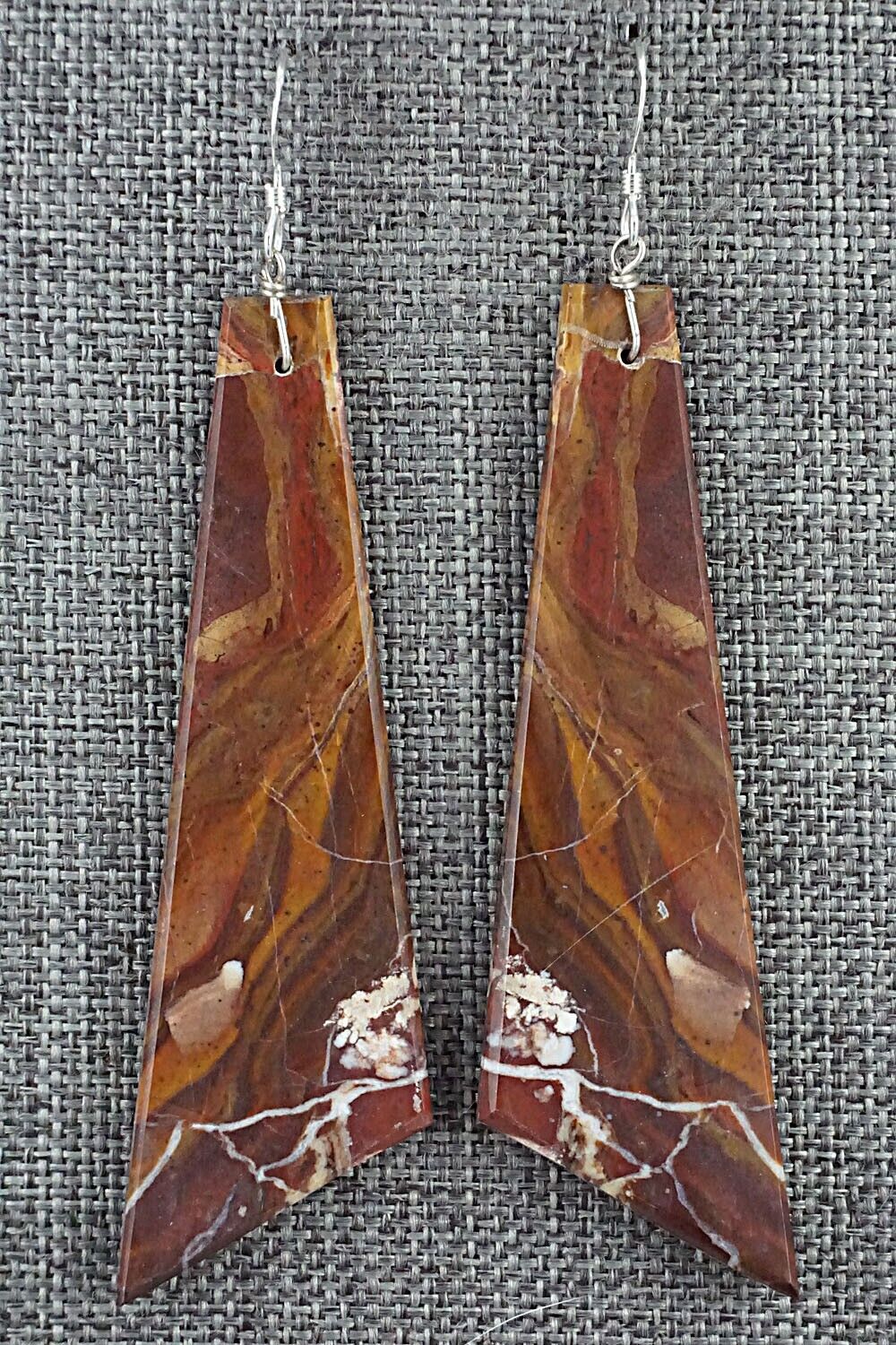 Wild Horse & Sterling Silver Earrings - Francis Garcia