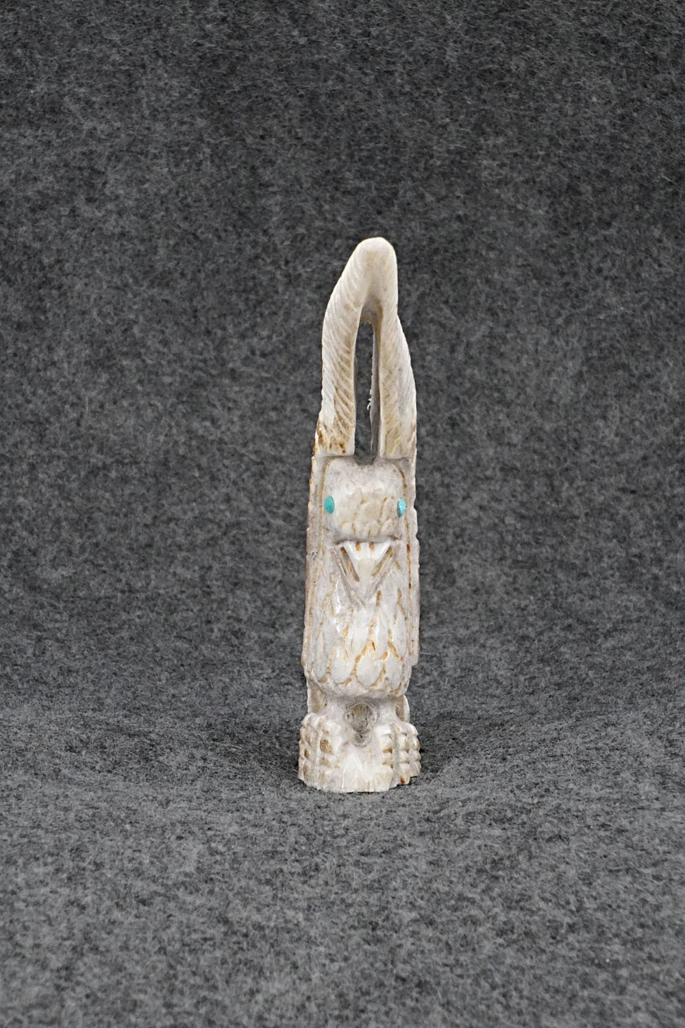 Eagle Zuni Fetish Carving - Garrick Weeka
