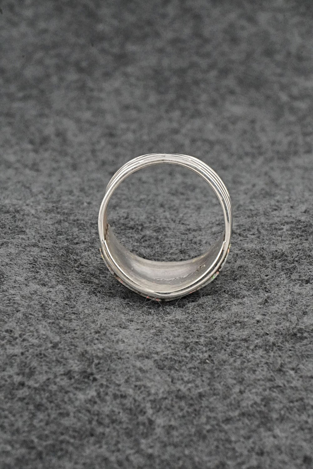 Opalite & Sterling Silver Ring - Andrew Enrico - Size 8