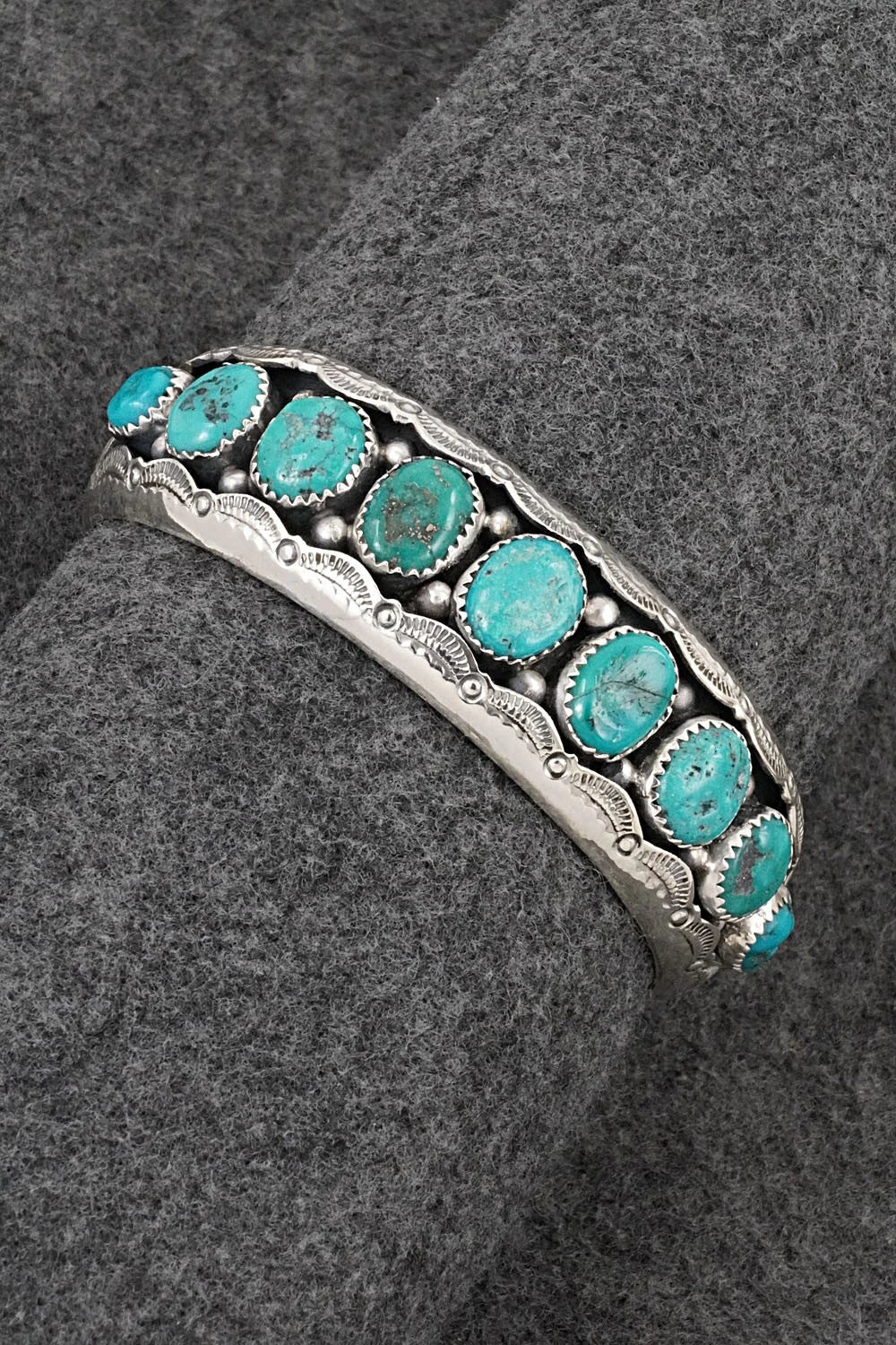 Turquoise & Sterling Silver Bracelet - Wilbert Muskett Sr.