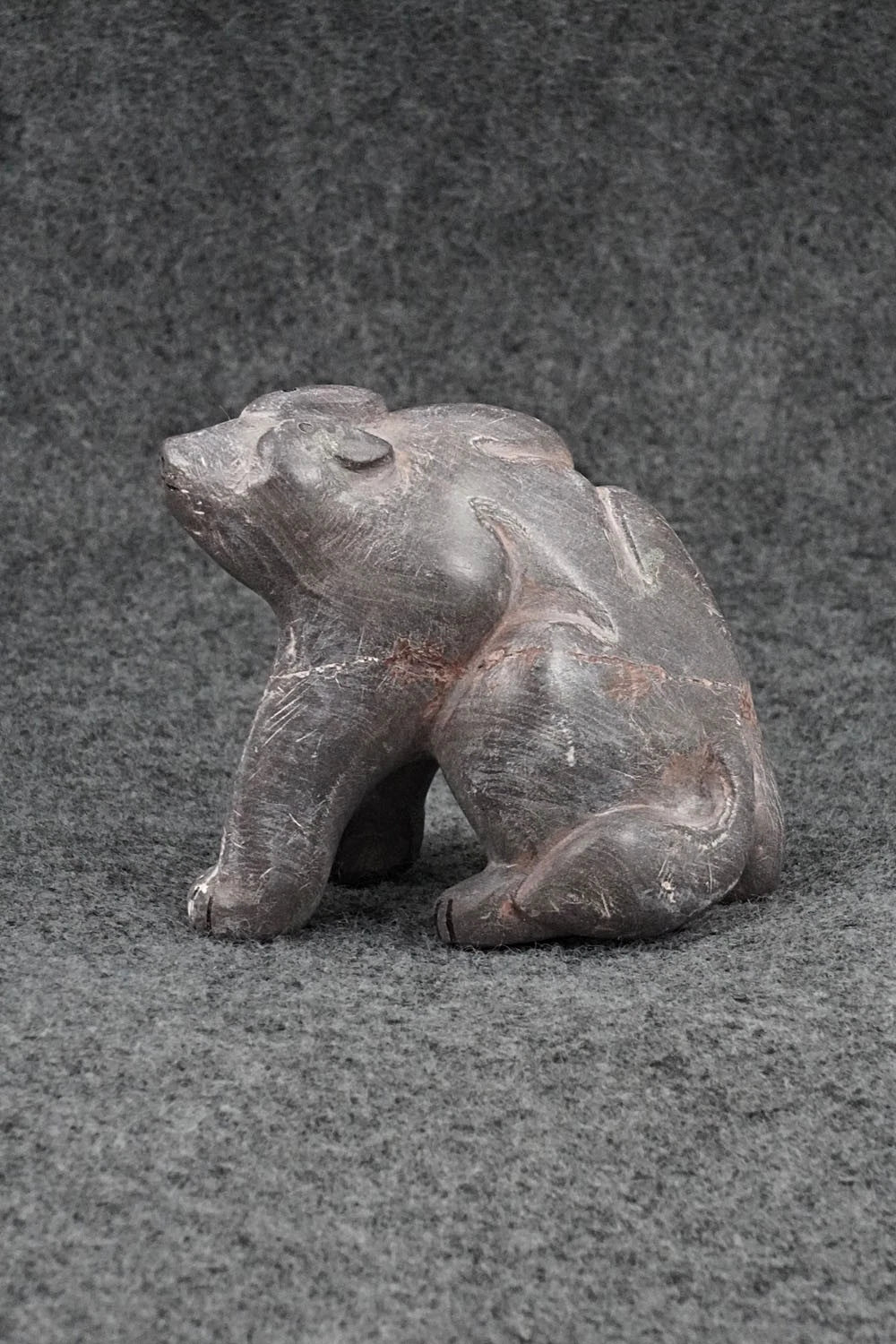 Mountain Lion Zuni Fetish Carving - Rick Kallestewa