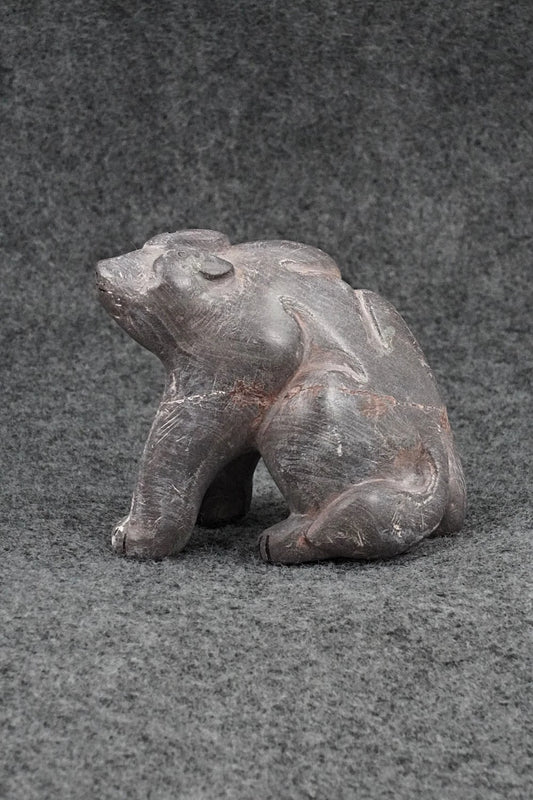 Mountain Lion Zuni Fetish Carving - Rick Kallestewa