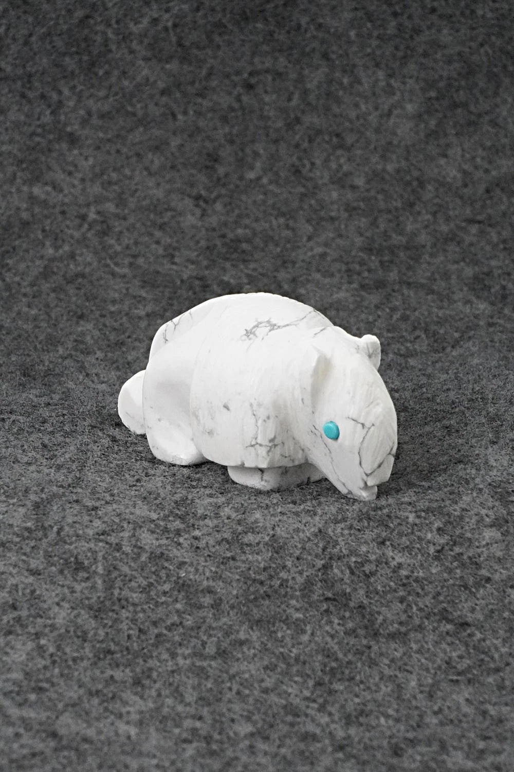 Buffalo Zuni Fetish Carving - Ronnie Lunasee
