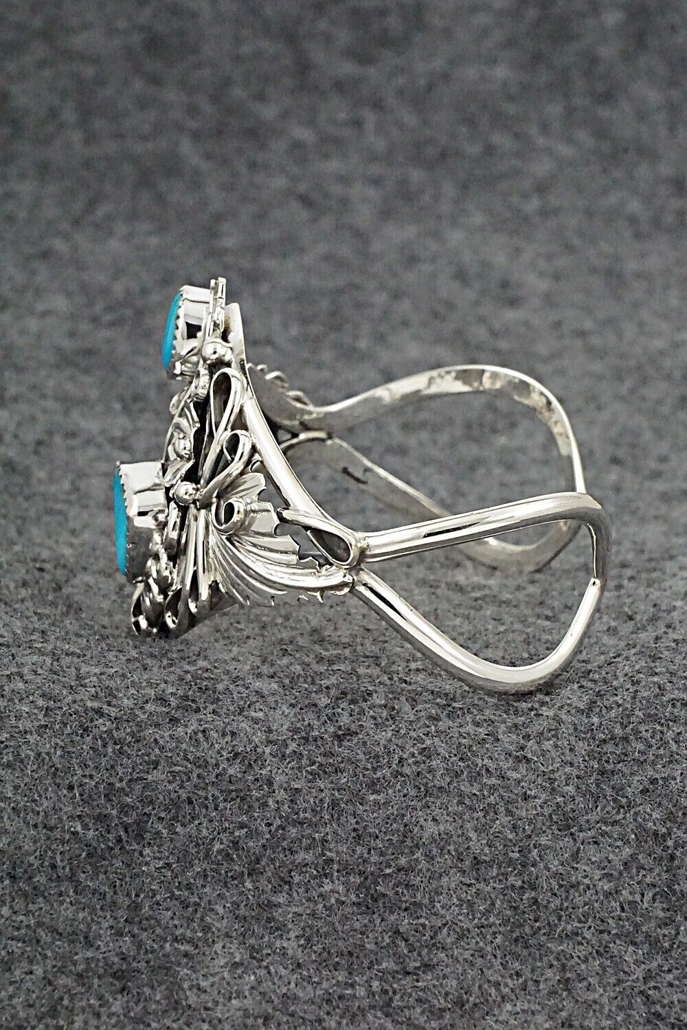 Turquoise and Sterling Silver Bracelet - Harry Yazzie