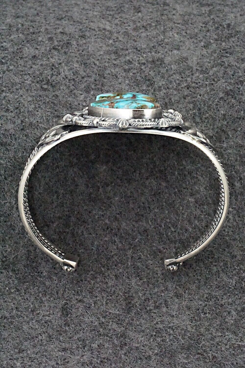 Turquoise & Sterling Silver Bracelet - Raymond Delgarito