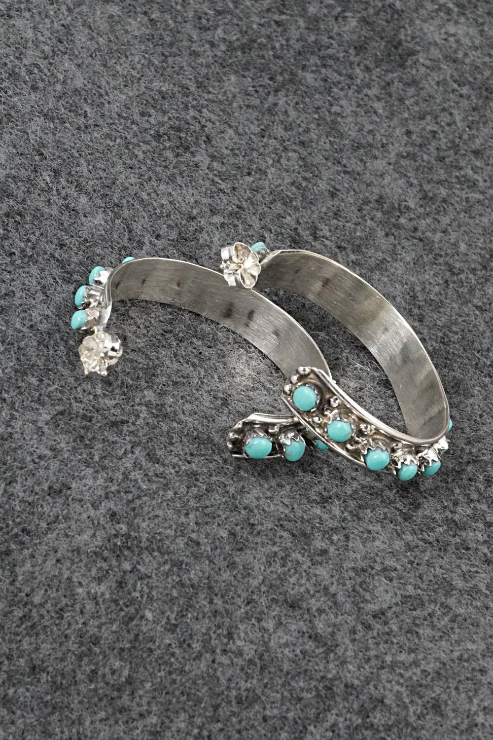 Turquoise & Sterling Silver Earrings - Joanne Cheama